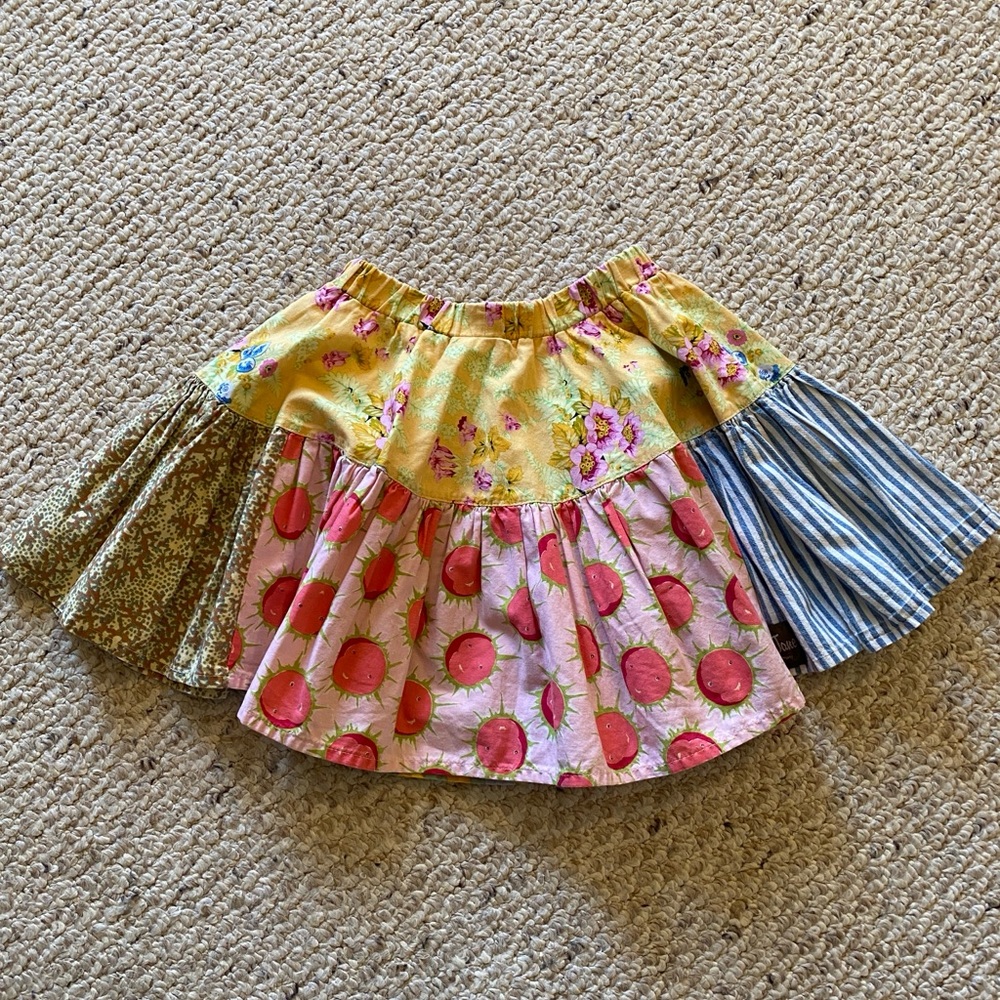 Matilda Jane Colorful Patchwork Skirt